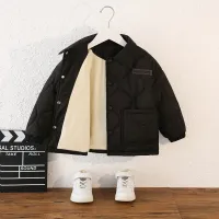 Kids Winter Velvet Cotton Coat thumbnail 4