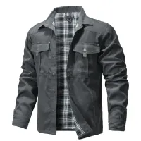 Men's Cowboy Western Flannel Jacket thumbnail 3