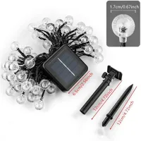 Solar Crystal Globe String Lights thumbnail 6