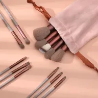 13-Piece Soft Makeup Brush Set with Bag thumbnail 3