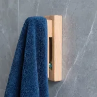 Solid Wood Adhesive Towel Hook thumbnail 4