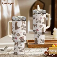 Leopard Print Vacuum Flask 40oz thumbnail 2