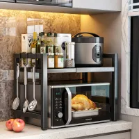 2-Tier Microwave & Oven Rack Organizer thumbnail 1