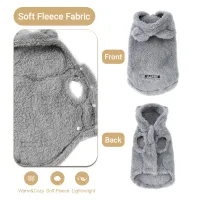 Pet Fleece Hoodie Cat & Dog Sweater thumbnail 4