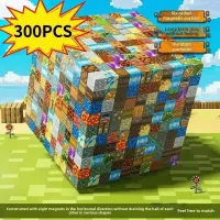 DIY Magnetic Building Blocks Set (10-300pcs) thumbnail 1