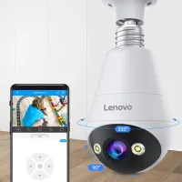 Lenovo 3MP WIFI E27 Bulb Security Camera thumbnail 2