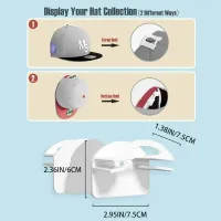 8pcs Adhesive Hat Hooks thumbnail 5