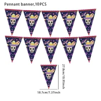 Vintage Skull Halloween Banner thumbnail 2