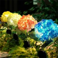 Solar Hydrangea LED Garden Lights thumbnail 3