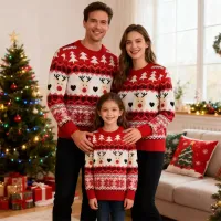 Family Christmas Matching Sweaters thumbnail 2