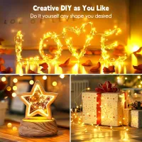 Solar LED Fairy Lights Outdoor Waterproof thumbnail 5