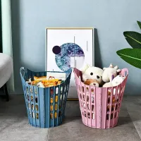 Collapsible Laundry Hamper Basket thumbnail 2