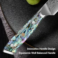 67-Layer Damascus Steel Chef Knife Set thumbnail 5