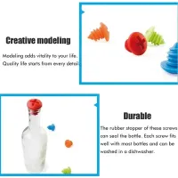 Silicone Wine Stopper 5-Pack thumbnail 5