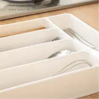 4-Compartment Cutlery Organizer Tray thumbnail 1