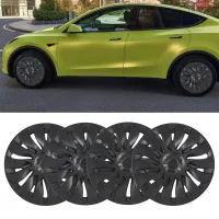 Tesla Model Y 19" Matte Black Hub Caps thumbnail 1