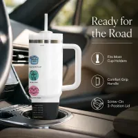40oz Insulated Tumbler with Handle thumbnail 5