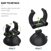 Aquarium Heater Suction Cup Clips 4-Pack thumbnail 2