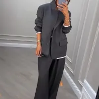 Women's 2-Piece Blazer Outfit Set thumbnail 3