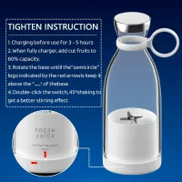 Portable Mini Blender - 11 oz Travel-Friendly thumbnail 3