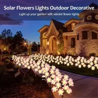 Peach Blossom Solar Garden Lights thumbnail 3