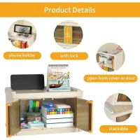 Foldable Desk Storage Bins thumbnail 2