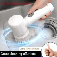 Cordless Electric Spin Scrubber 5 Brush Heads thumbnail 2