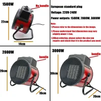 3000W Portable Electric Space Heater thumbnail 4