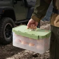 Stackable Egg Storage Box with Lid thumbnail 6