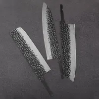DIY Damascus VG10 Knife Blanks Set thumbnail 3