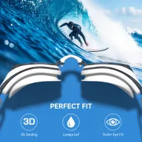 Anti-fog Swimming Goggles with UV Protection thumbnail 4
