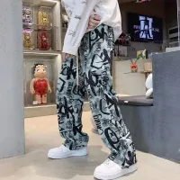 Y2K Graffiti Cargo Pants for Men thumbnail 5