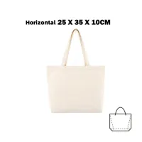 Foldable Cotton Tote Bag thumbnail 2