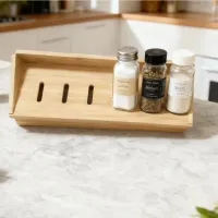 Bamboo Spice Rack Organizer thumbnail 1