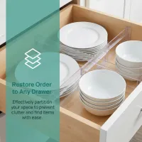 Telescopic Drawer Organizer Divider thumbnail 1