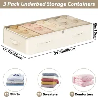 Collapsible Underbed Storage Bins thumbnail 4