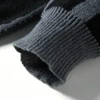 Men's Jacquard Round Neck Pullover Sweater thumbnail 4