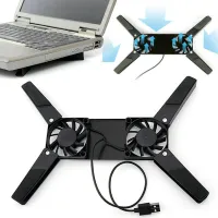 Foldable Dual-Fan Laptop Cooling Pad thumbnail 1