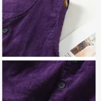 Women's Vintage Corduroy Vest Coat thumbnail 6