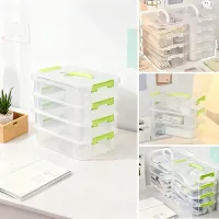 Clear Stackable Storage Box Drawers thumbnail 3