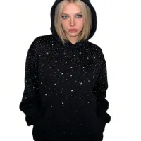Sparkle Starry Rhinestone Hoodie thumbnail 1