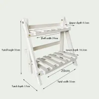 2-Tier Wood Plant Stand thumbnail 6