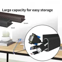 PVC Desk Cable Organizer Tray thumbnail 2