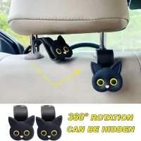 3D Cartoon Cat Car Headrest Hook thumbnail 1
