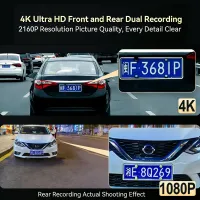 4K WiFi Dual Dash Cam with Night Vision thumbnail 2