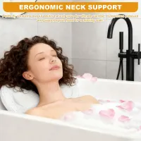3D Mesh Bath Pillow for Neck & Back Support thumbnail 5