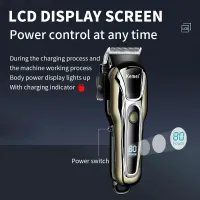 Kemei PG1990A Cordless Hair Clipper thumbnail 3