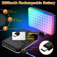RGB Portable LED Video Light Panel thumbnail 2