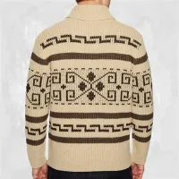 Vintage Jacquard Knit Cardigan thumbnail 3