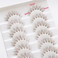 Brown 3D Anime Faux Mink Lashes (10 Pairs) thumbnail 4